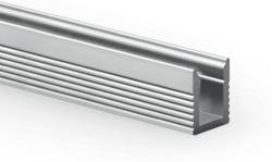 PROFILO SUP.105 ALLUMINIO 2MT C/OPALE+2TAPPI+2STAFFE