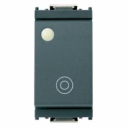 Vimar IDEA PULSANTE 1P NA 10A LUMIMOSO GRIGIO