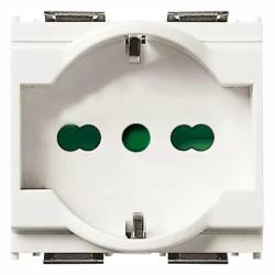 Vimar IDEA PRESA SCHUKO BIVALENTE BIANCA