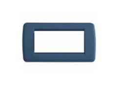 Vimar IDEA PLACCA 4 MODULI SILK BLU