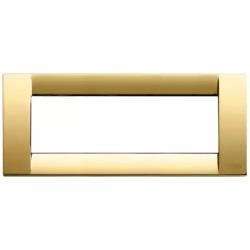Vimar IDEA PLACCA 6 MODULI ORO METALLO PRESSOFUSO