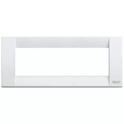 Vimar IDEA PLACCA 6 MODULI BIANCO METALLO PRESSOFUSO
