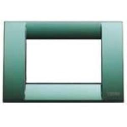Vimar IDEA PLACCA CLASSICA METALLO 3 MODULI PETROLIO MICALIZZATO