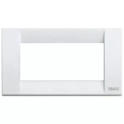 Vimar IDEA PLACCA 4MOD.BIANCO MET.PRES.