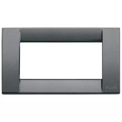 Vimar IDEA PLACCA 4 MODULI ANTRACITE METALLO PRESSOFUSO
