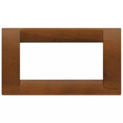 Vimar IDEA PLACCA 4 MODULI LEGNO NATURALE NOCE