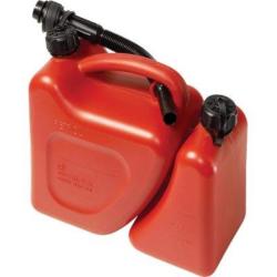 GENERICA TANICA CARBURANTE DOPPIO USO PP ROSSO LT 5+2