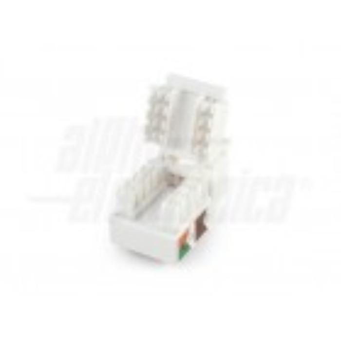 Presa Keystone 8P8C RJ45 non schermata - Cat.5e - UTP - Crimpaggio senza utensile