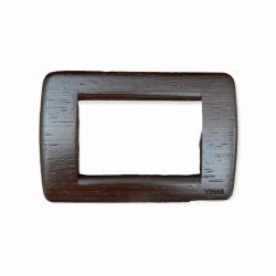 Vimar IDEA PLACCA RONDÒ LEGNO 3M WENGE'