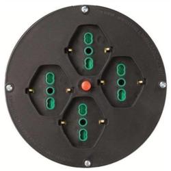 Disco Ø145/205 4P40, con disgiuntore, colore nero