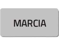 TARGHETTA ADESIVA MARCIA