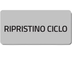 TARGHETTA ADESIVA RIPRISTINO CICLO