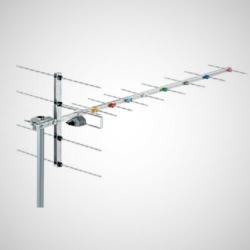 ANTENNA UHF PER GRUPPO DI CANALI CON SERIE DI RIFLETTORI