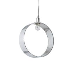 Lampadario sospensione Ideal Lux Anello SP1 BIG CROMO 111834