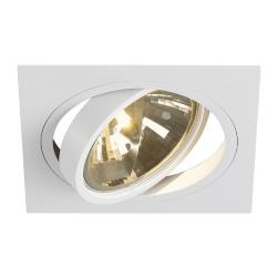 SLV NEW TRIA I QRB111, quadrato, bianco opaco, max. 75W
