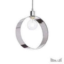 SOSPENSIONE AD ANELLO PER INTERNO IN METALLO CROMATO 15316 IDEAL LUX