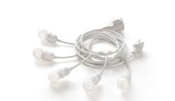 CATENARIA FIESTA PER ESTERNO 3MT FIESTA SP5 BIANCO IDEALUX