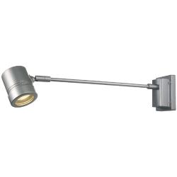 Myra Straight 50W Lampada da parete per esterni grigio argento