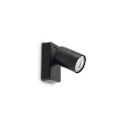 Lampada da Parete RUDY AP1 Nera 1xGU10 Ideal Lux 229010