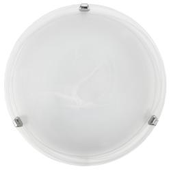 PLAFONIERA PER INTERNO TONDA IN VETRO SATINATO 1X60W E27