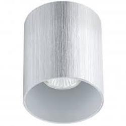 CILINDRO A SOFFITTO BANTRY IN ACCIAIO SPAZZOLATO GU10