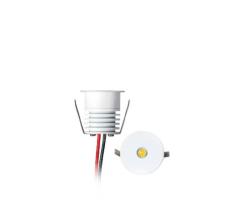 Faretto led 2W ip20 bianco