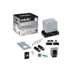 Kit set di automazione Delta 2 per cancello scorrevole con motore Faac 740 230V - Faac 105630344