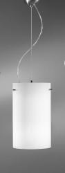 LAMPADA A SOSPENSIONE PER INTERNO IN VETRO BIANCO D.20 H 25 E27 100W