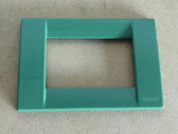 Vimar IDEA PLACCA CLASSICA METALLO 3 MODULI VERDE SALVIA