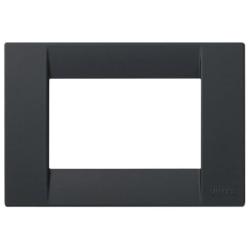 Vimar IDEA PLACCA CLASSICA SILK 3 MODULI GRAFITE