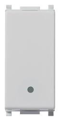 Vimar Pulsante 1P NO 10A Silver
