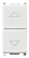 Vimar Due pulsanti interbl.1P NO+NO10A bianco