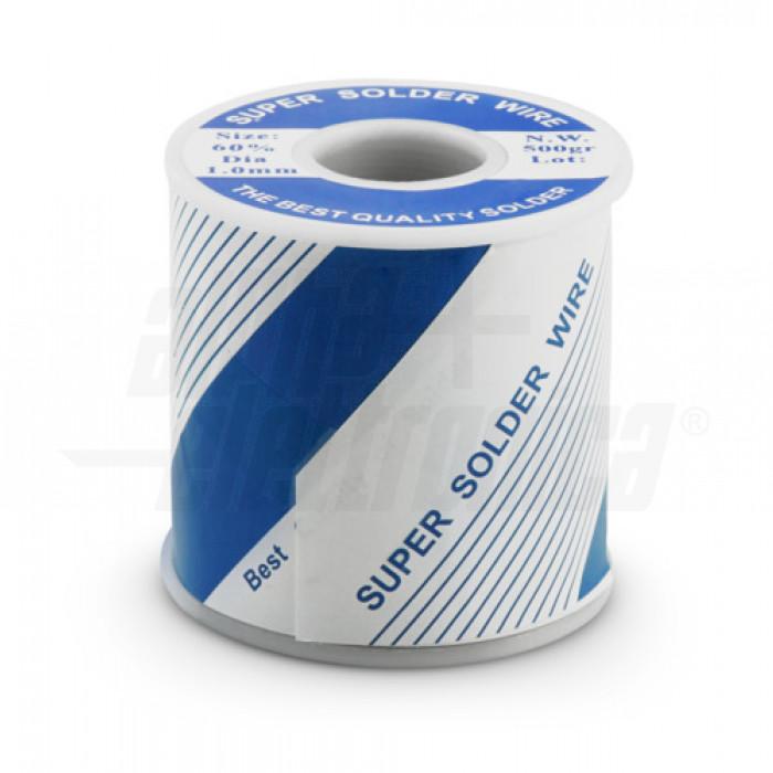 Stagno in rocca 60% Sn 40% Pb - 500gr - ø1,00mm