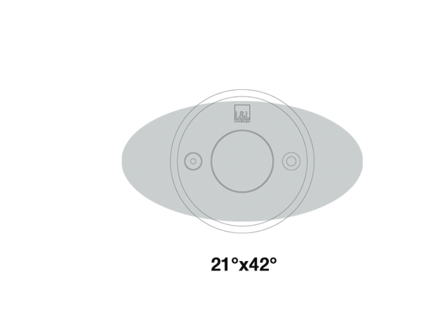 FARETTO DA INCASSO PER ESTERNO BRIGHT2.4 5W 24Vdc 3000K 34° ACCIAIO INOX