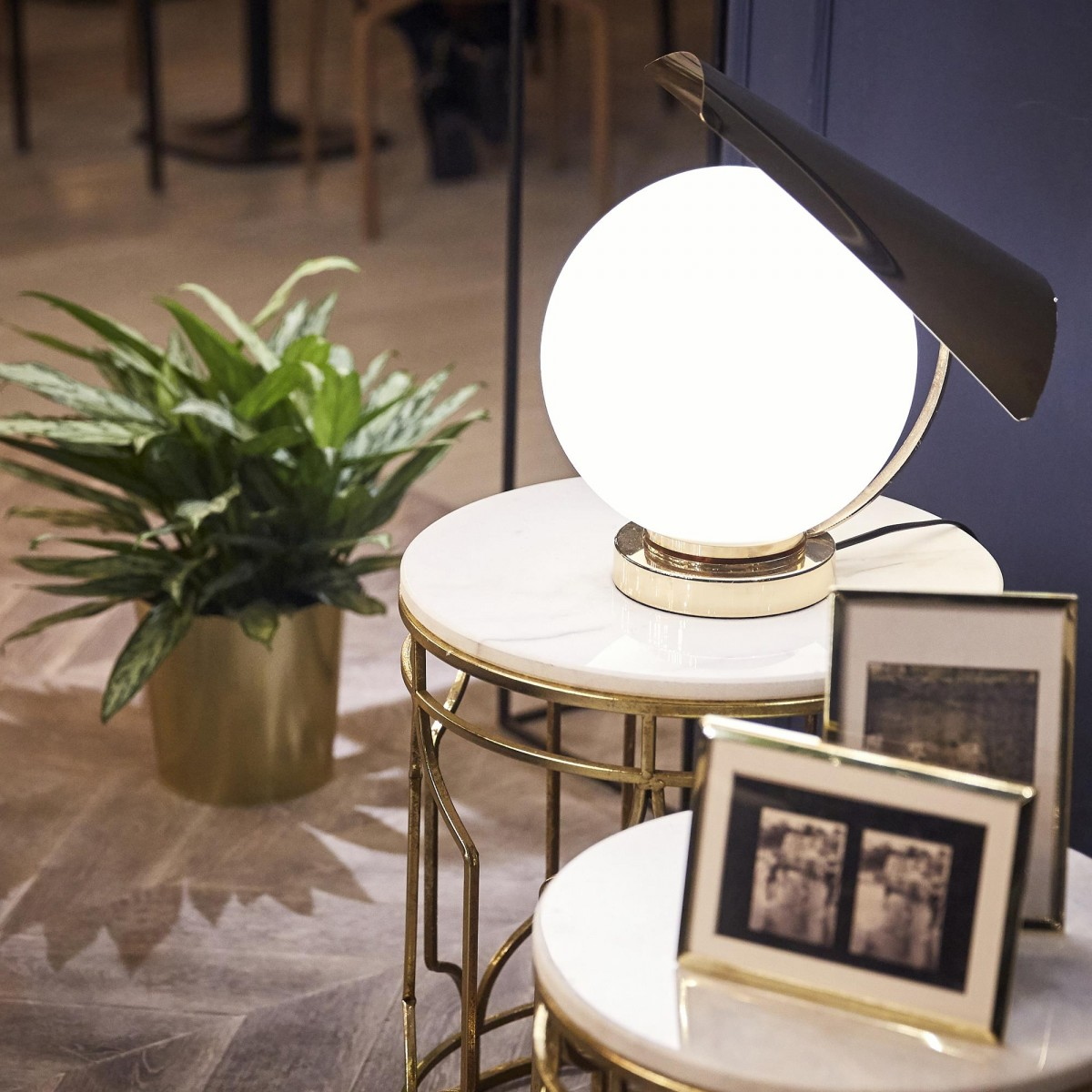 Lampada da tavolo Ideal Lux Penombra TL1 OTTONE 176680