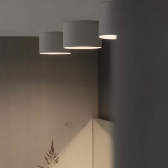 Ideal Lux 277417 Spike PL1 Round Lampada da soffitto bianco