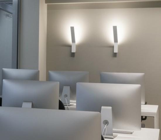 Lama 7104 lampada da parete struttura in alluminio Led 21W 3000K