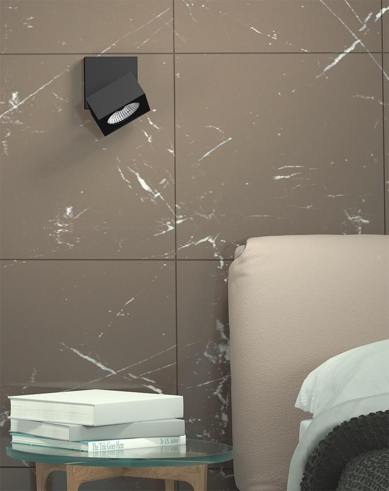 FARETTO LED MINI RUBYC NERO 7W 220/240V 2700K/3200K/4000K IP20 BENEITO FAURE 4333-N