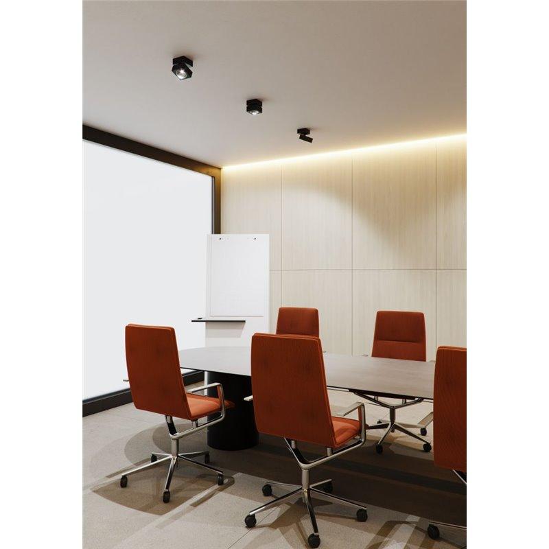 FARETTO LED MINI RUBYC NERO 7W 220/240V 2700K/3200K/4000K IP20 BENEITO FAURE 4333-N