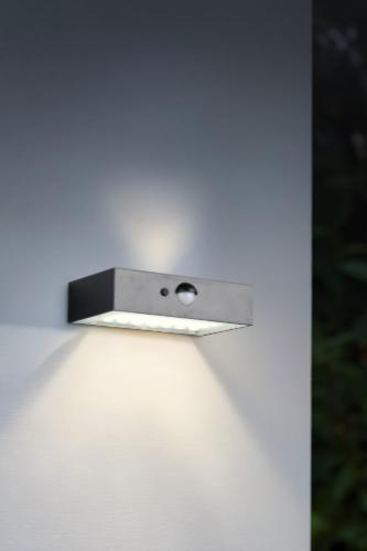 APPLIQUE PER ESTERNO SOLARE REALITY 1X 3W 4000K NERO OPACO