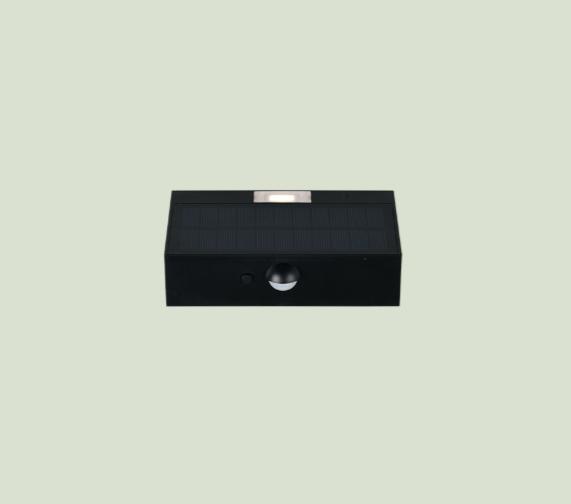 APPLIQUE PER ESTERNO SOLARE REALITY 1X 3W 4000K NERO OPACO