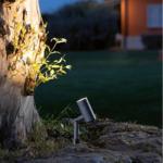 Spot con attacco GU10 e predisposizione di picchetto 