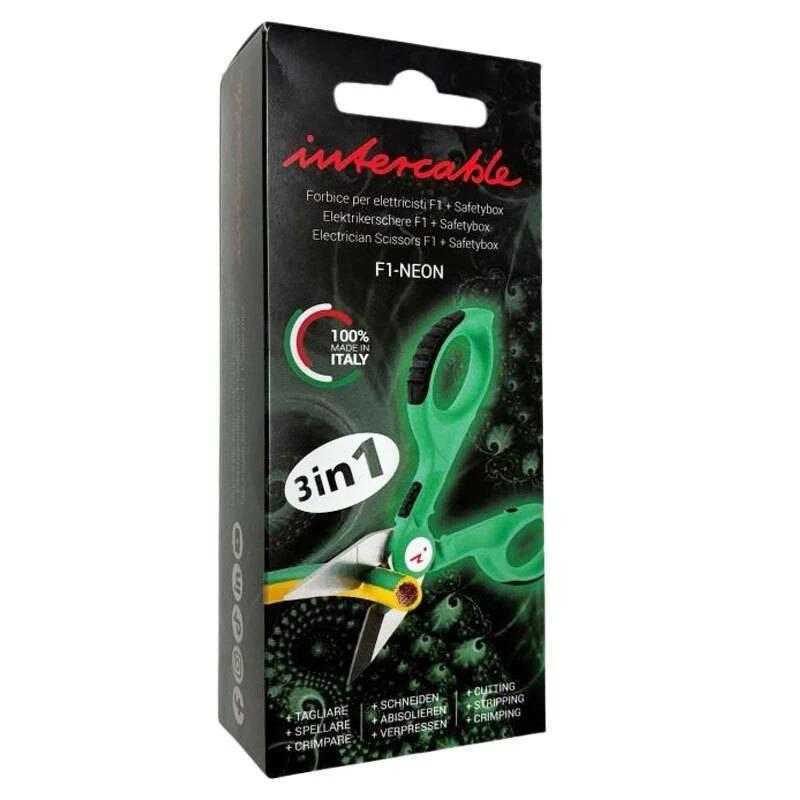 Forbice per elettricisti Intercable F1 Neon 16020-F1-NEON