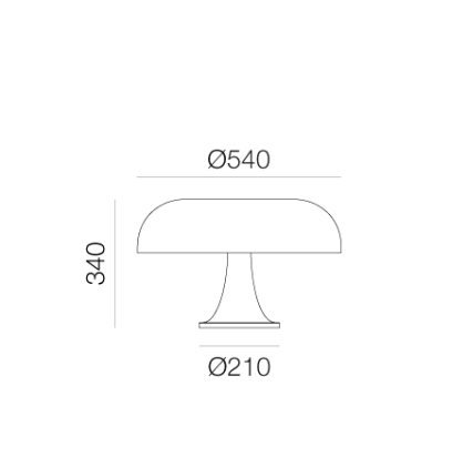 Artemide NESSO Lampada da tavolo Bianco | Cod. 0056010A