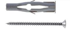 TASSELLO NYLON FISCHER FU6X45V CON VITE 6mm 02352