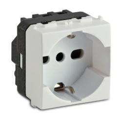 MODO PRESA P40 SCHUKO UNIVERSALE 2P+T 16A BIANCO