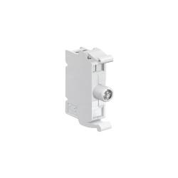 LOVATO PORTALAMPADA INTEGRATO A LED Ø22mm SERIE  8LM IN METALLO LUCE FISSA BIANCO