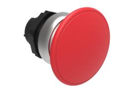LOVATO Attuatore a pulsante a fungo Ø22mm serie Platinum in plastica cromata ROSSO
