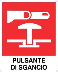 SEGNALE PULSANTE DI SGANCIO 25X31