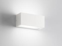 APPLIQUE RETTANGOLARE DA PARETE IN ALLUMINIO 250X110X100 - LED 24W 3000K B